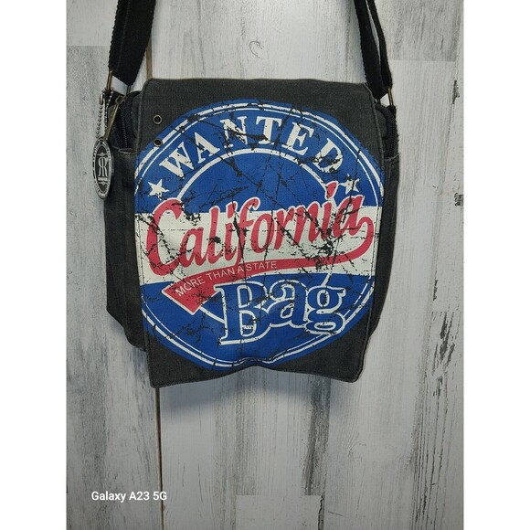 Robin Ruth Canvas Crossbody California Bag - Picture 1 of 9